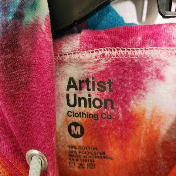 Artist Union Tie Dye Sweatshirt Size M - Picture 5 of 6